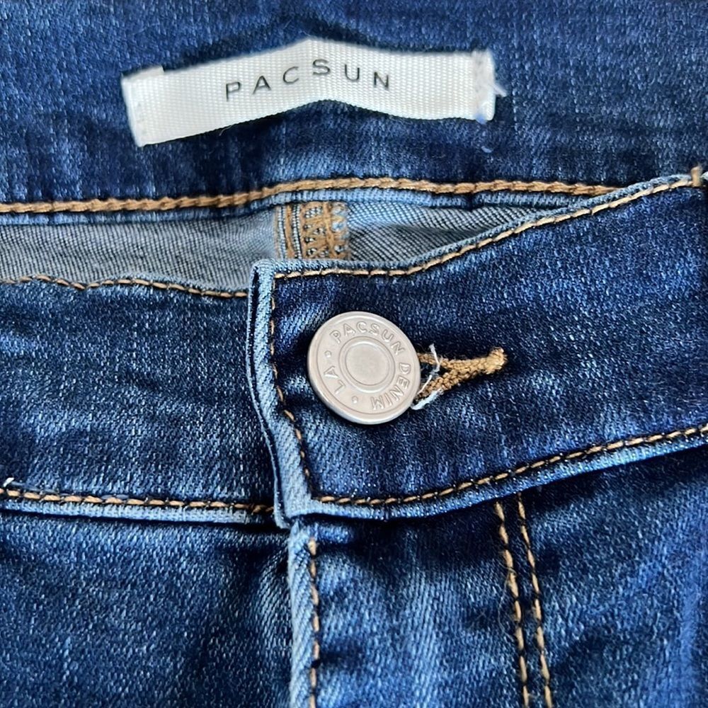 Pacsun blue denim jeans- size 29S - Picture 5 of 6